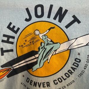 The Joint Infamous Denver Colorado Dispensary Merch Tee Shirt Size S Unisex Pot